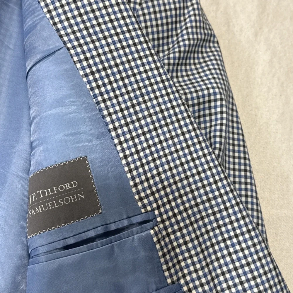Samuelsohn J.P. Tilford SB Rugby Super 100s  Blazer Sport Coat Sz Sz 44L